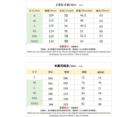 Men's plain waffle long sleeve pants suit
