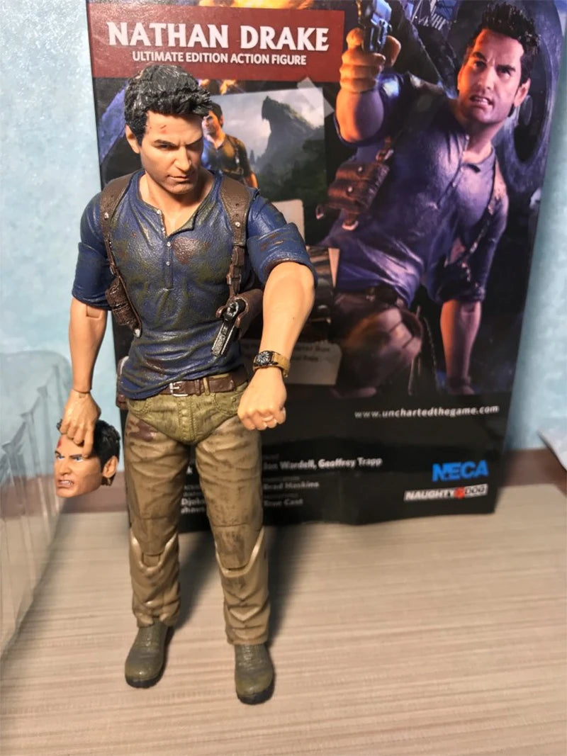 NECA Uncharted 4 A thief's end NATHAN DRAKE Action Figure Model Toys