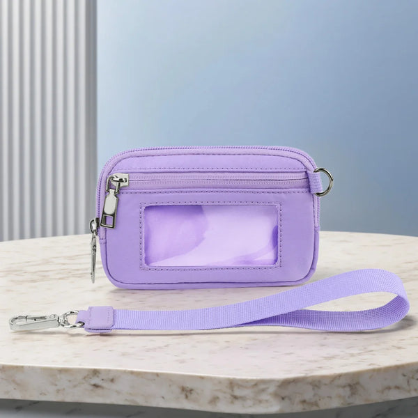 Multi Pocket Coin Wallet with Zipper
