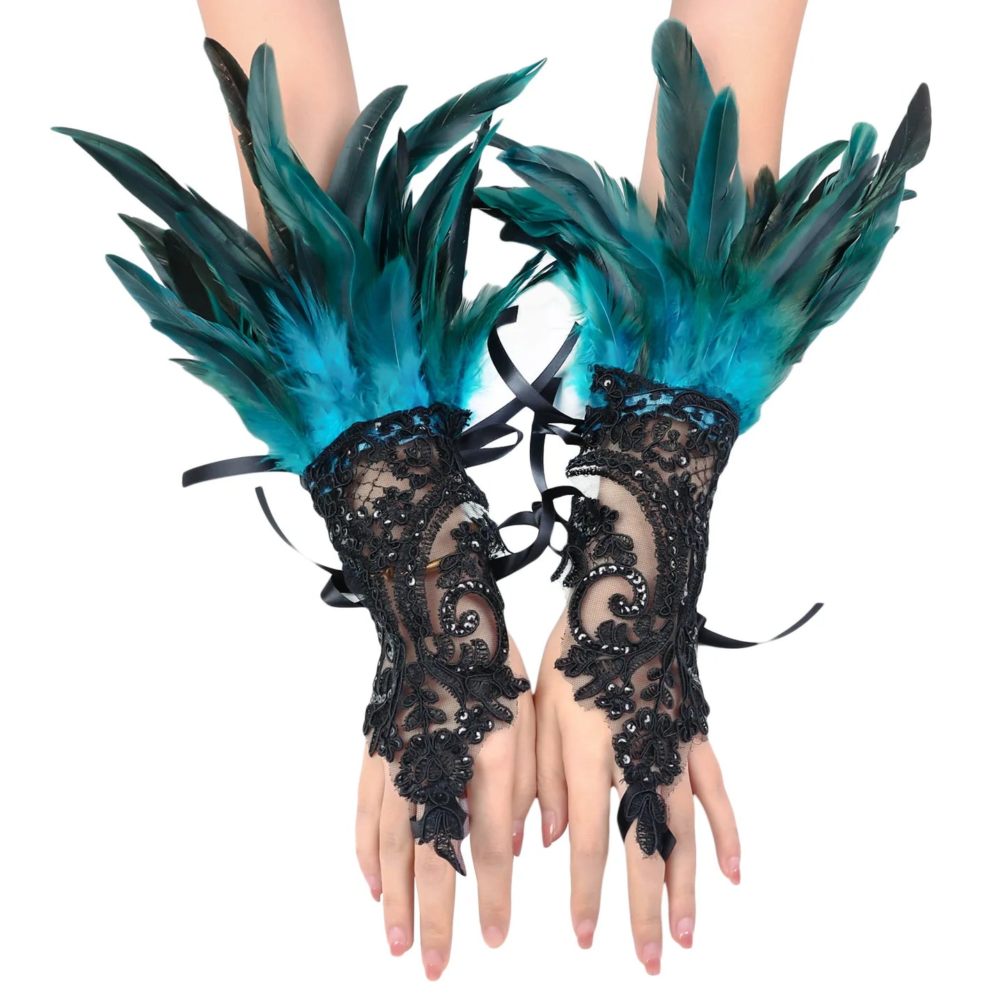 Halloween Party Fingerless Gloves