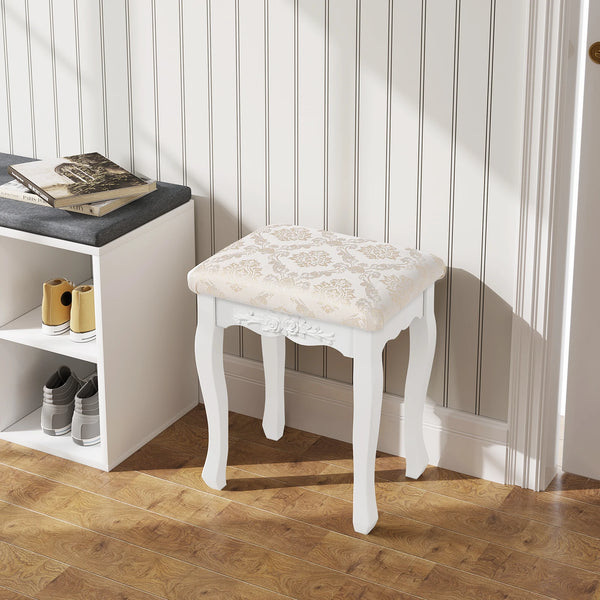 Lovely Bedroom Padded Dressing Table Stool