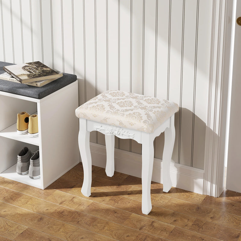 Lovely Bedroom Padded Dressing Table Stool