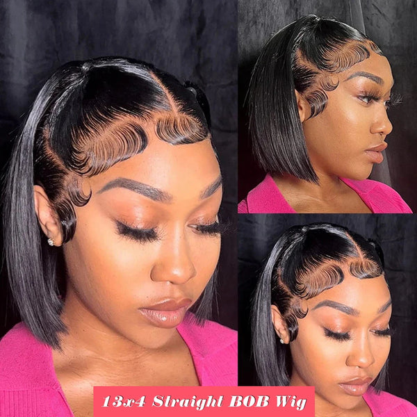 Full Density 13x4 HD Transparent Lace Frontal Wig