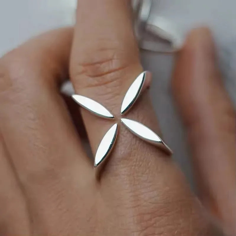 925 Sterling Silver Flower Ring