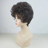 Short Fluffy Curly Heat-Resistant Synthetic Hair Wig