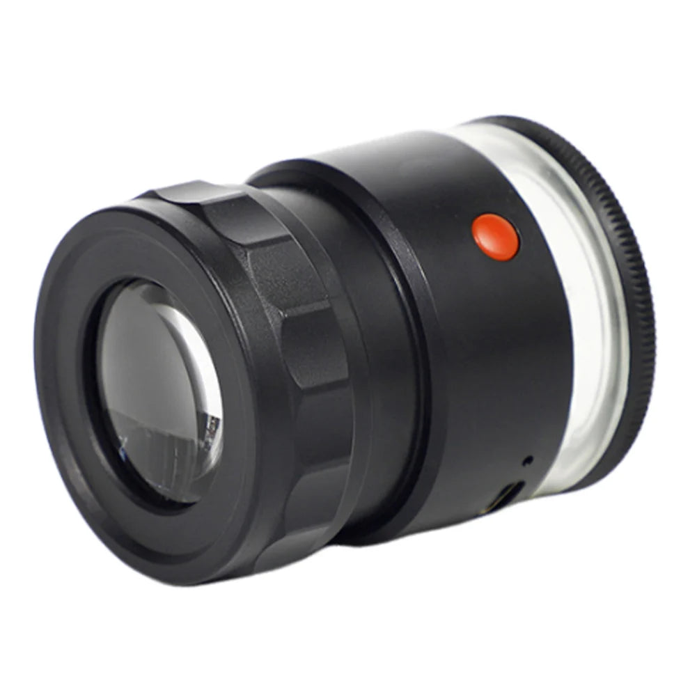 Jewelers magnifying glass with led & uv lights