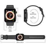 1.85" HD Fitness Watch with Heart Rate Sleep Monitor