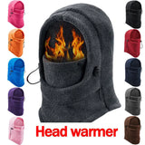 Winter Thermal Fleece Balaclava Scarf