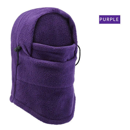 Winter thermal fleece balaclava scarf