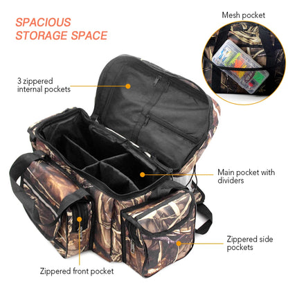 Waterproof fishing tackle storage bag