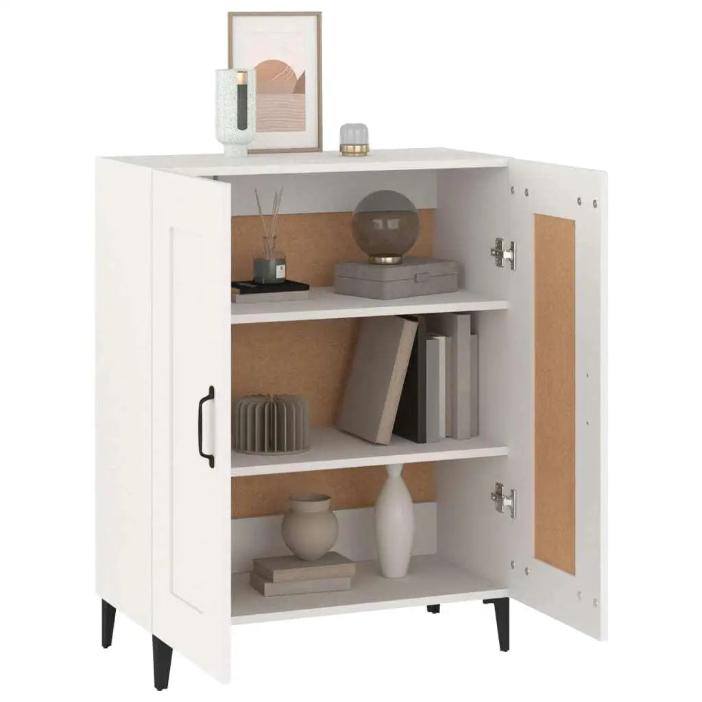 Modern white sideboard storage cabinet