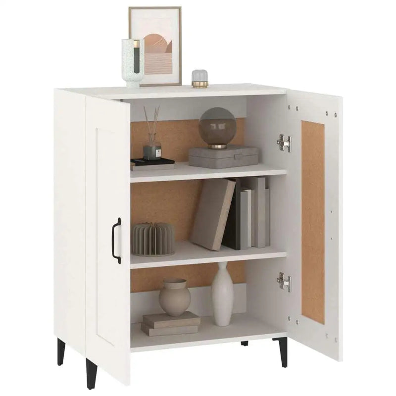 Modern white sideboard storage cabinet