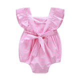 Cute Baby Girl Stiped Romper