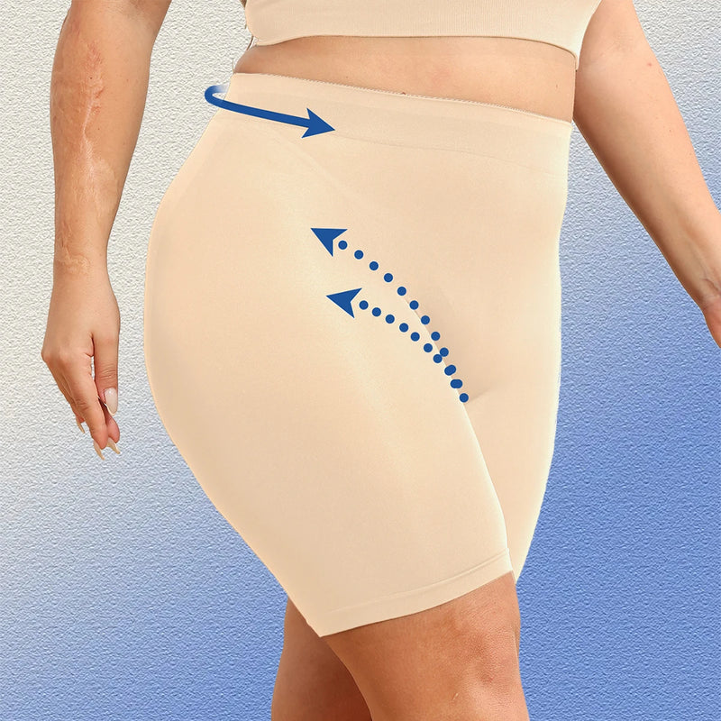 Plus-size Women's Shorts With Tummy Control