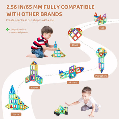 123pcs construction stacking game toys for kids