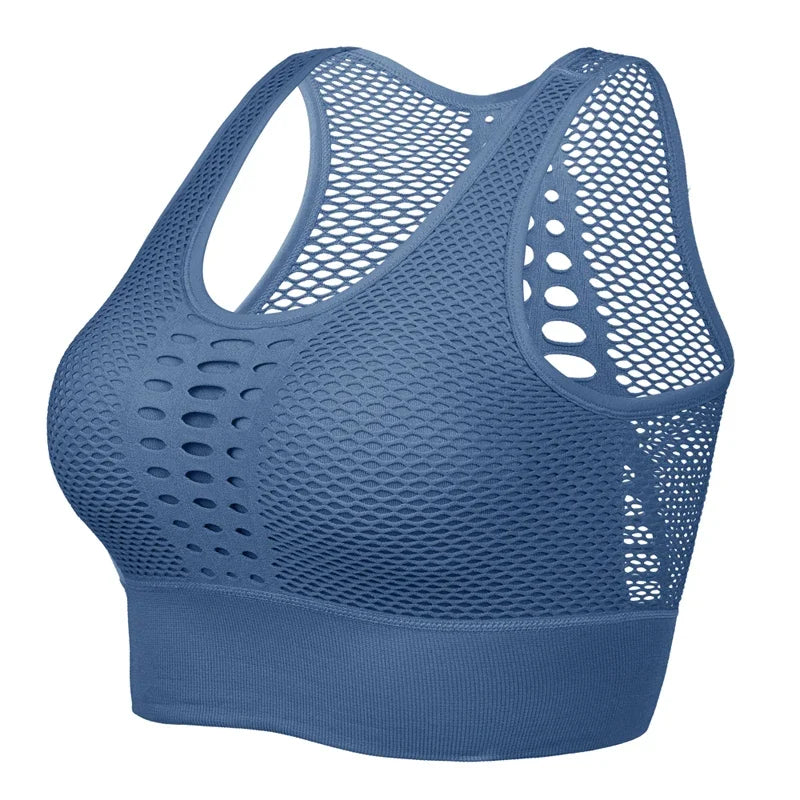 Women Breathable Mesh Sports Bra | East R Us