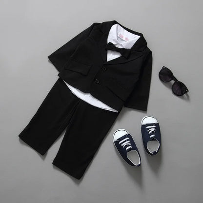 Baby gentleman romper toddler suit
