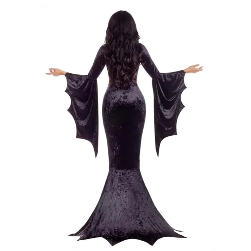 Trumpet Sleeves Evil Witch Halloween Costume