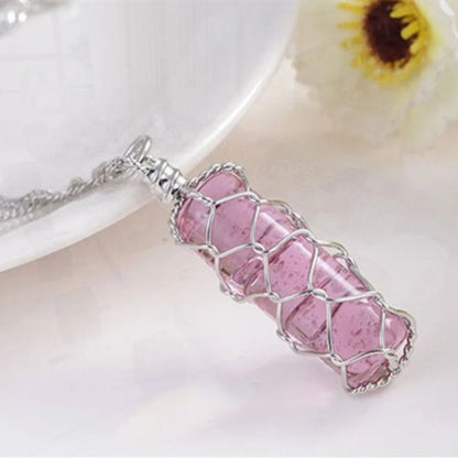 925 Sterling Silver Plated Luminous Pendant Necklace