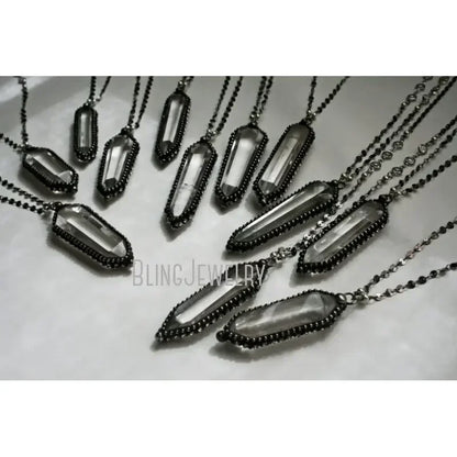 Crystal Stainless Steel Necklace