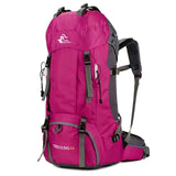 Waterproof Camping Backpack with Rain Cover
