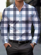 Comfortable Striped Soft Lapel Shirt
