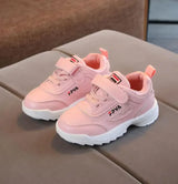 Kid's Fashion Leather Sneakers