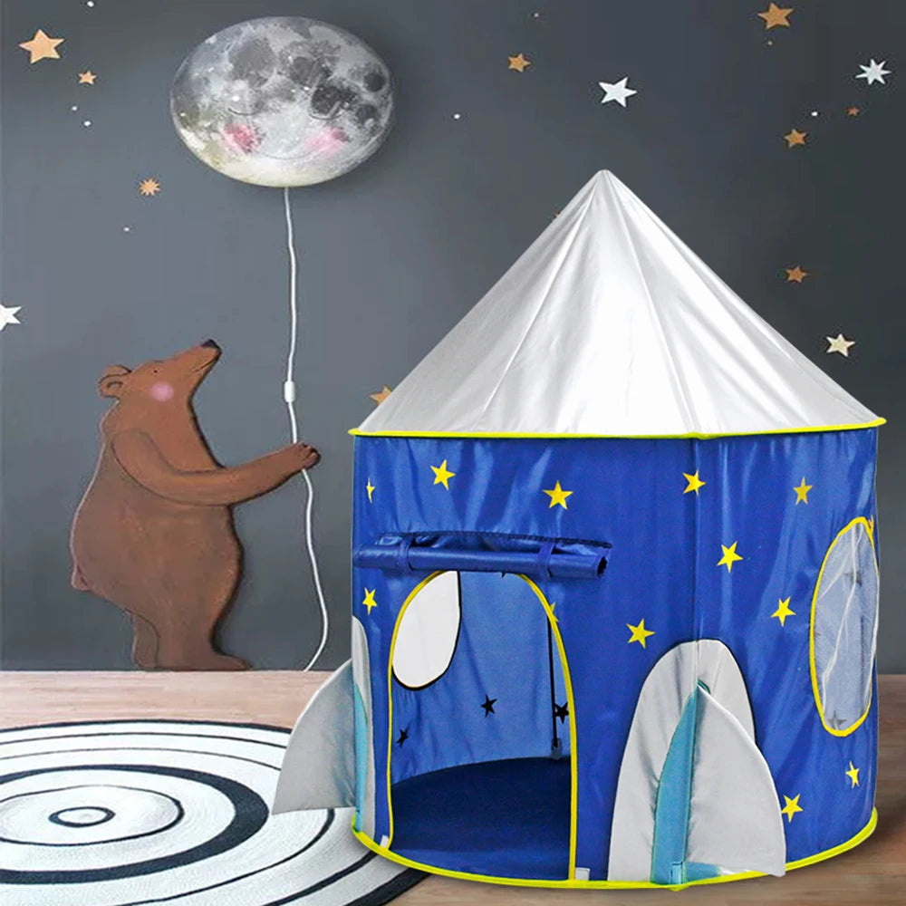 Play tent house with carrying case for kids