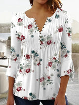 Temperament Long Sleeves Loose Elegant Shirt