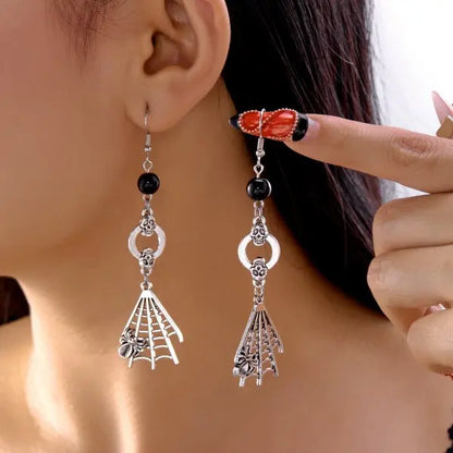 Gothic Vampire Bat Halloween Pendant Earring