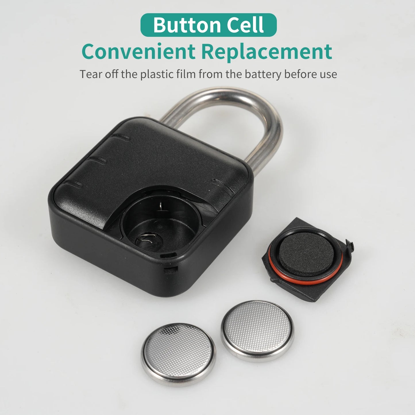 Anti theft electronic fingerprint padlock