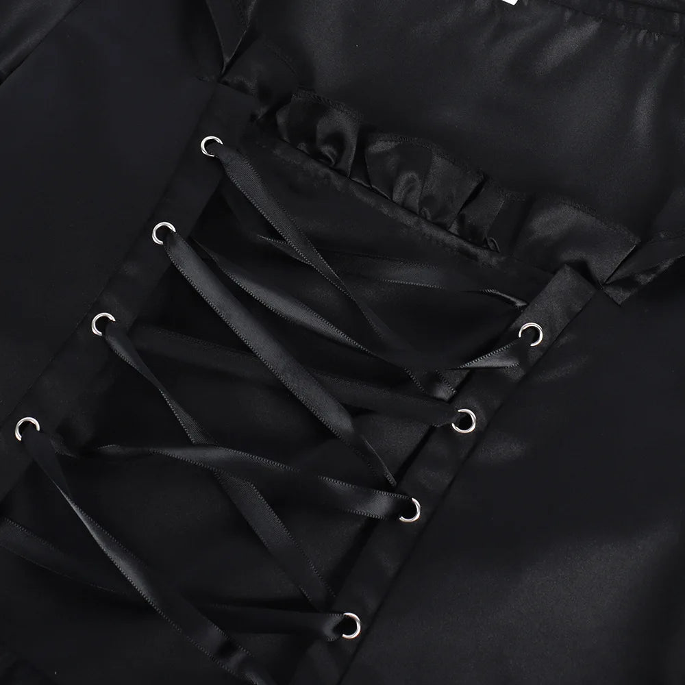 Halloween Gothic Hooded Dress