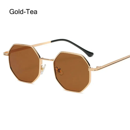 Vintage metal uv protection sunglasses