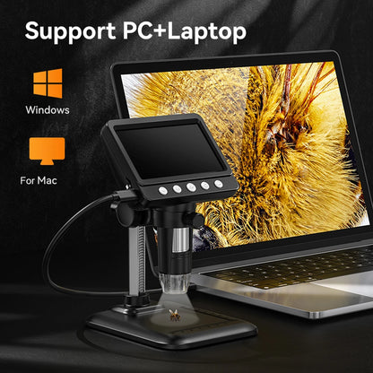 4.3 inch hd electronic microscope