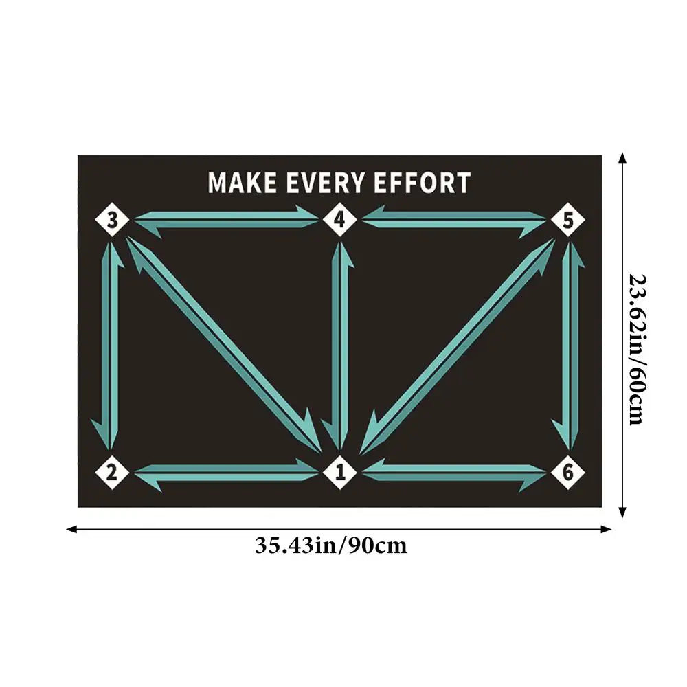 Soccer practice mat for kids
