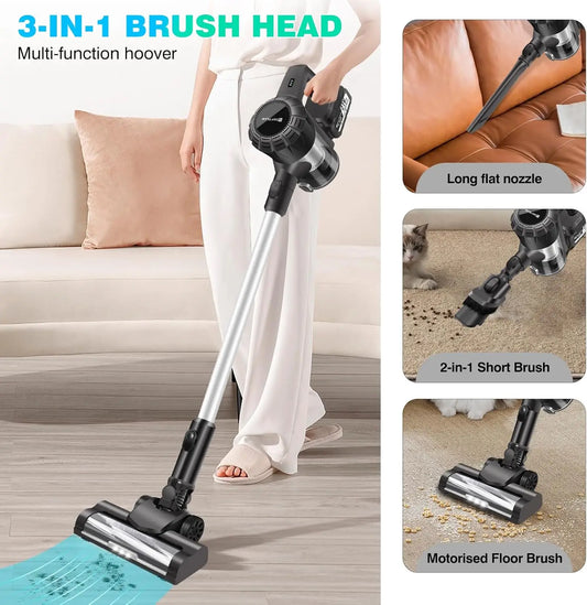 Rechargeable cordless vacuum cleaner