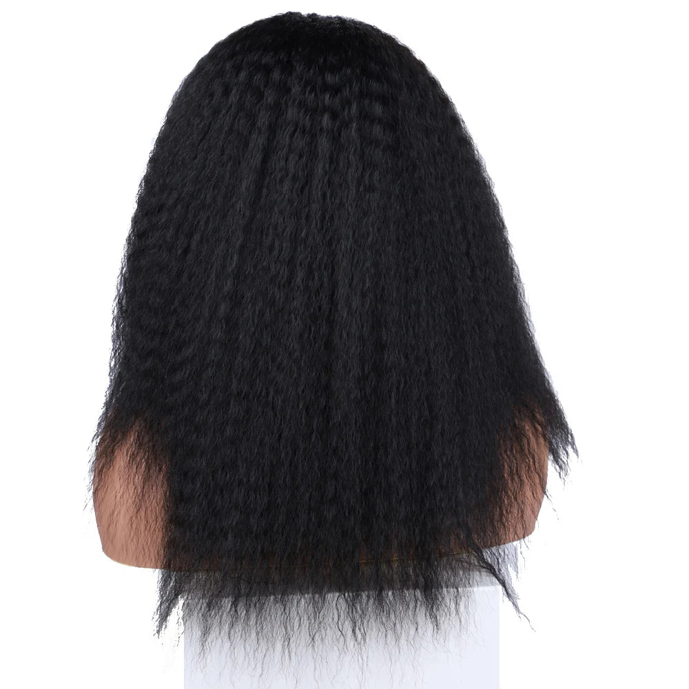 Afro synthetic headband wig