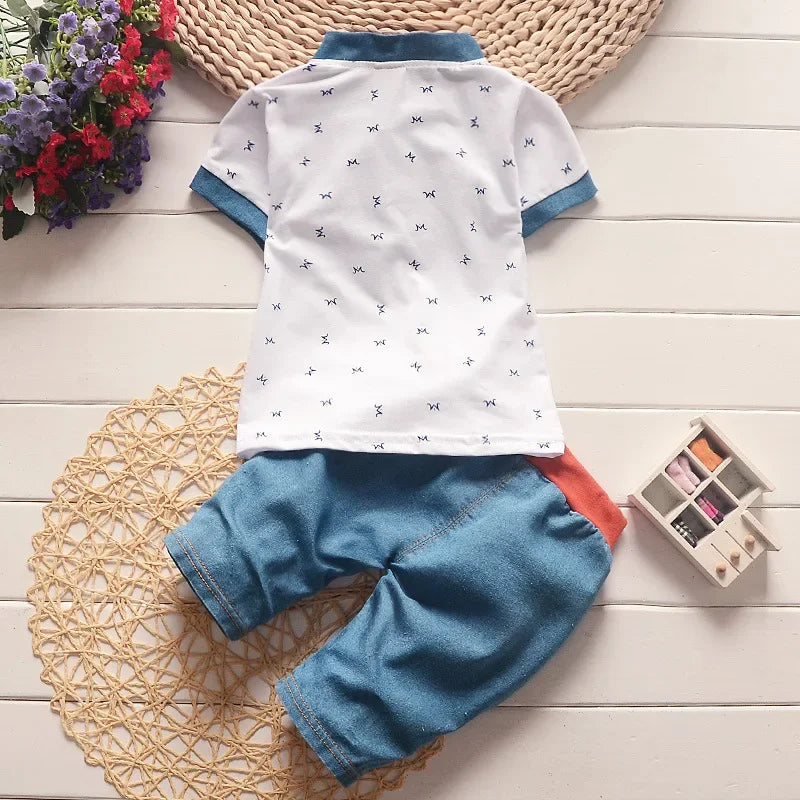 T-shirt + Shorts 2pcs Baby Toddler Outfit