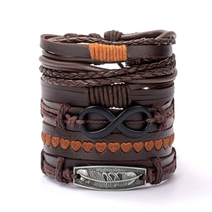 Fashion Multi-layer Beaded Leather Bracelet