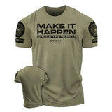 Strength Workout T-Shirt - 3D Printed Gym Tee | East R Us
