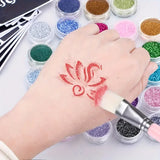 Glitter Temporary Tattoo Set