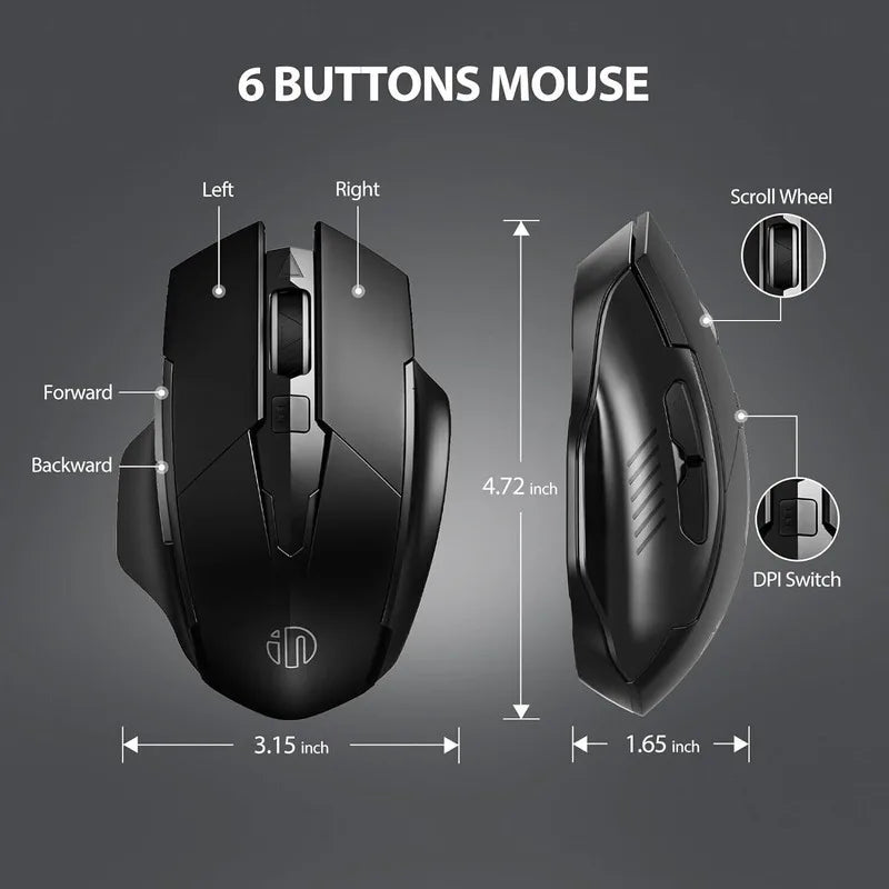 Wireless Laptop Game Mouse
