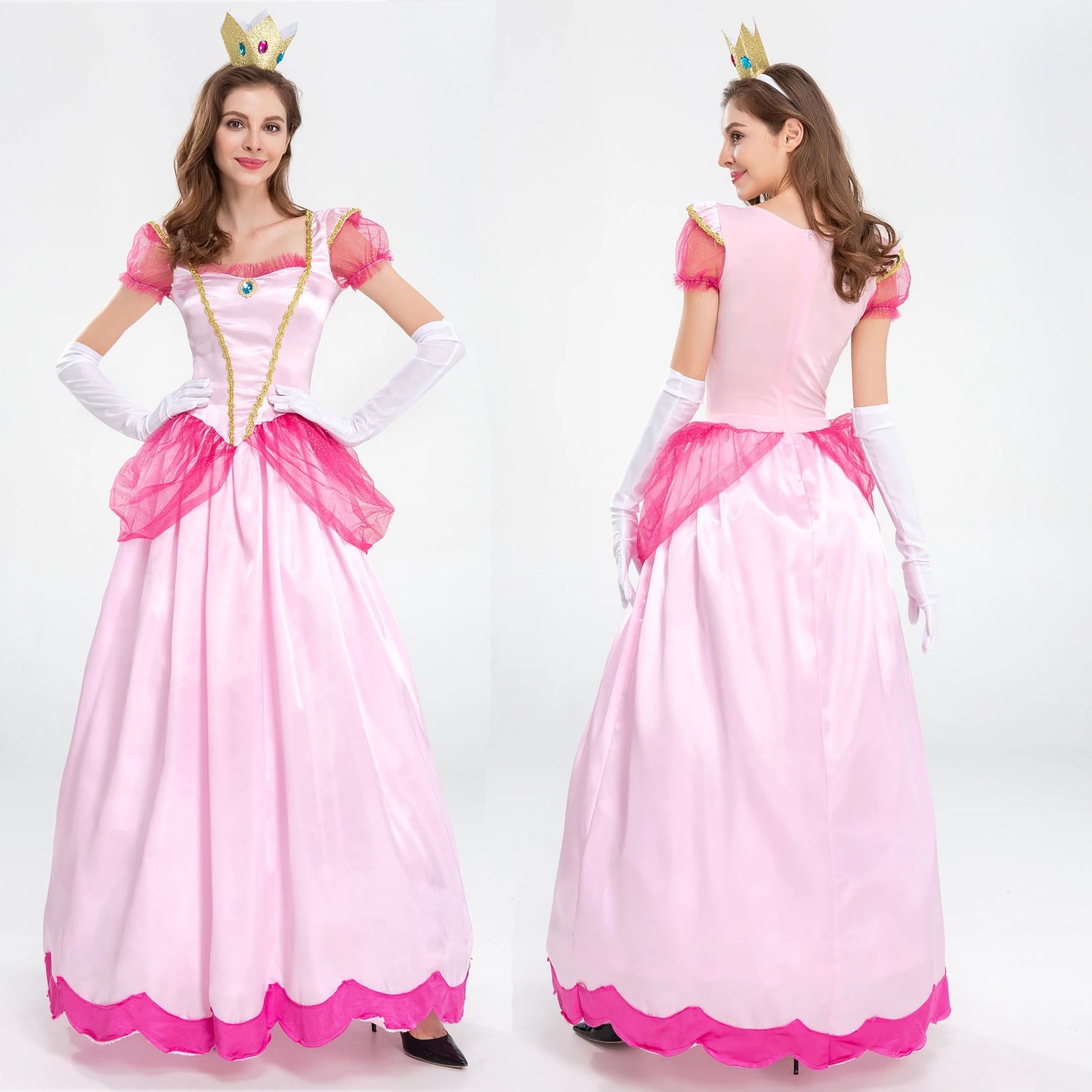 Fancy Cinderella Elsa Cosplay Halloween Dress
