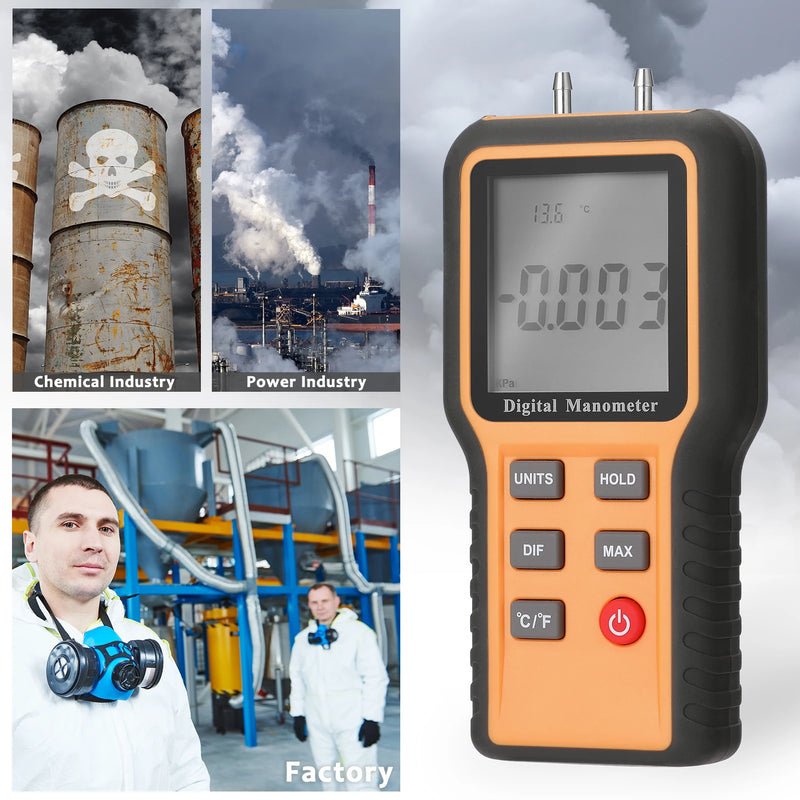 Digital Manometer Pressure Measuring Device