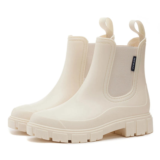 Breathable fashion rain boots