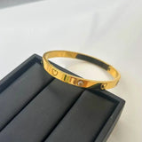 Stainless Steel Heart Zircon Bracelet