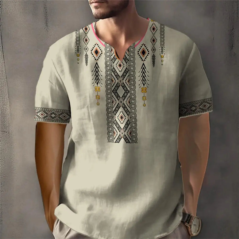 Fashion African Dashiki Men's Culture T-shirt