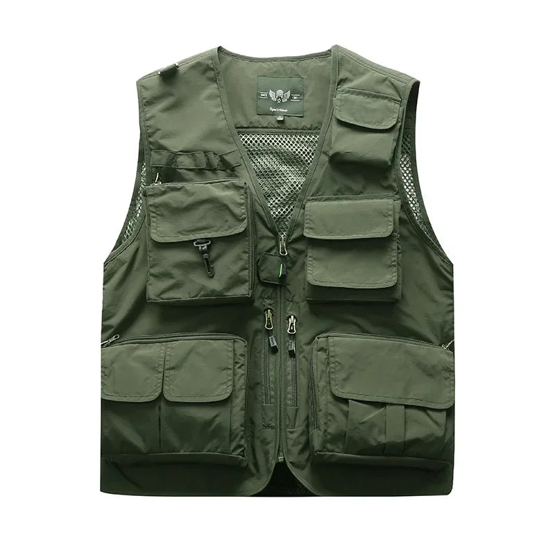 Multi-pockets Quick-dry Breathable Outdoor Vest