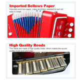 7 Keys 2 Bass Small Accordion Educational Musical Instrument