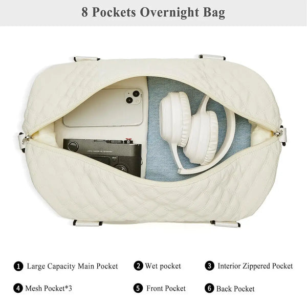 Women's Multifunctional Duffle Carry On Bag